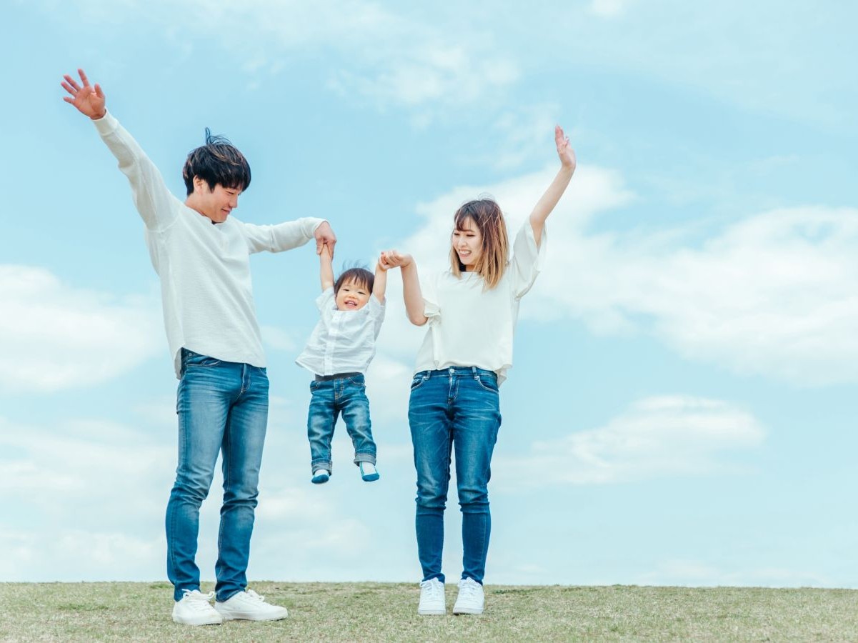 自分らしく生き生きとしている家族
